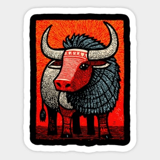 Mythical Yak | Himalayan Mountain Guardian Sticker